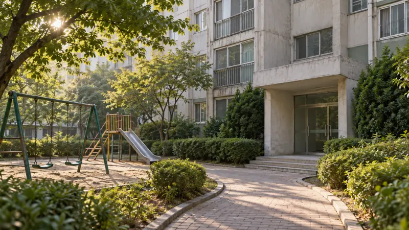 아파트 단지 산책로 예시 사진